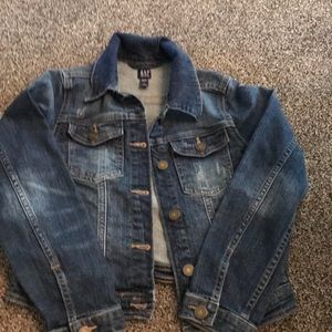 GAP girls denim stretch jacket